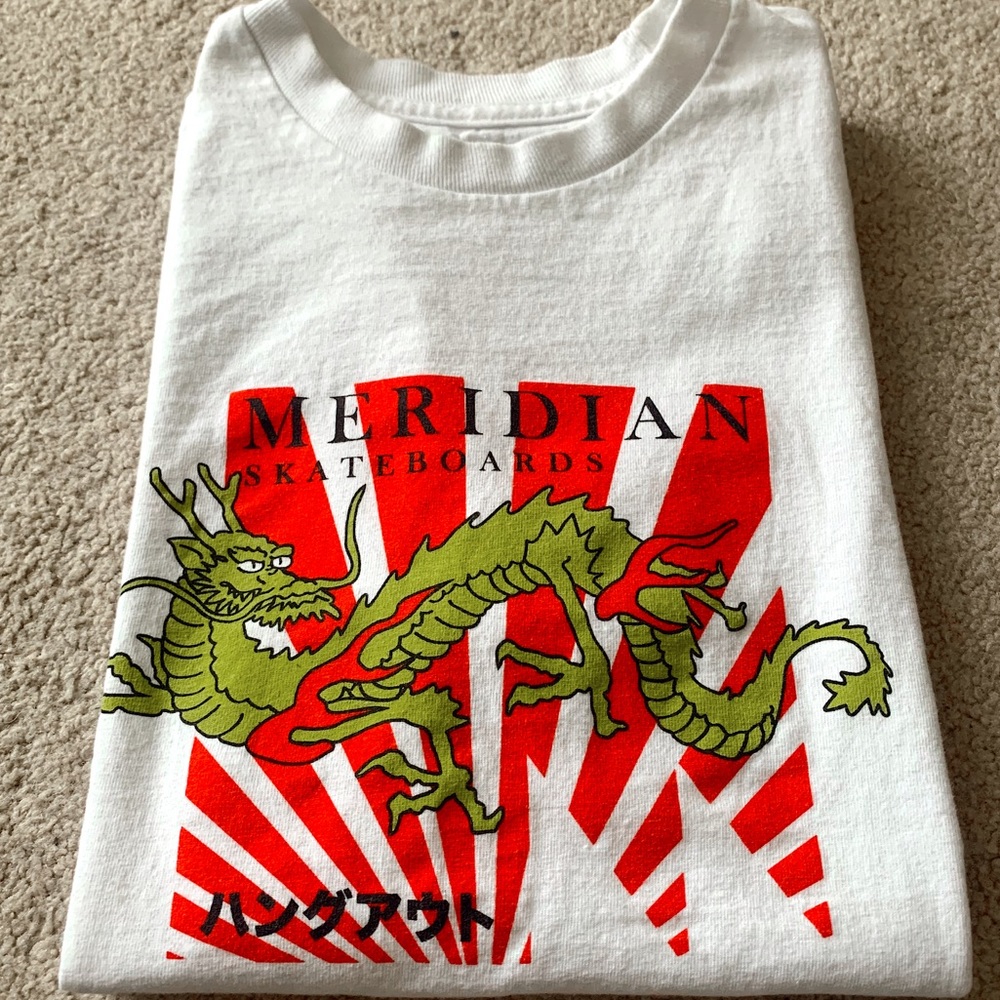 Meridian Skateboards dragon t shirt